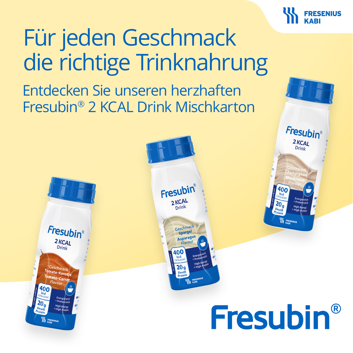 FRESUBIN 2 kcal DRINK Mischkarton Trinkflasche Trinknahrung
