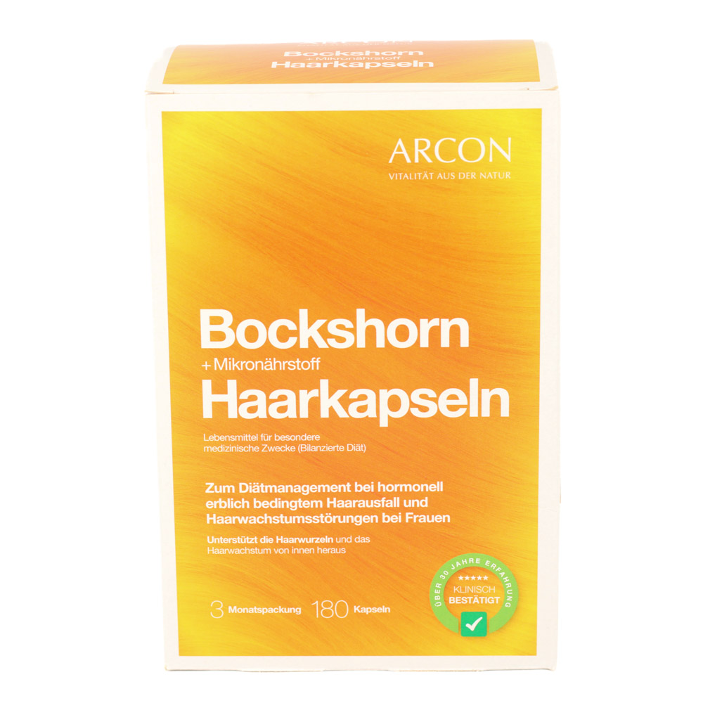 BOCKSHORN+Mikronährstoff Haarkapseln Tisane plus