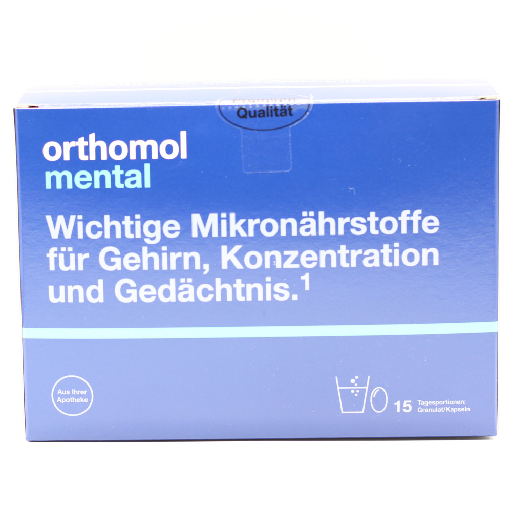 ORTHOMOL mental Granulat/Kapseln 15 Tage Kombip.
