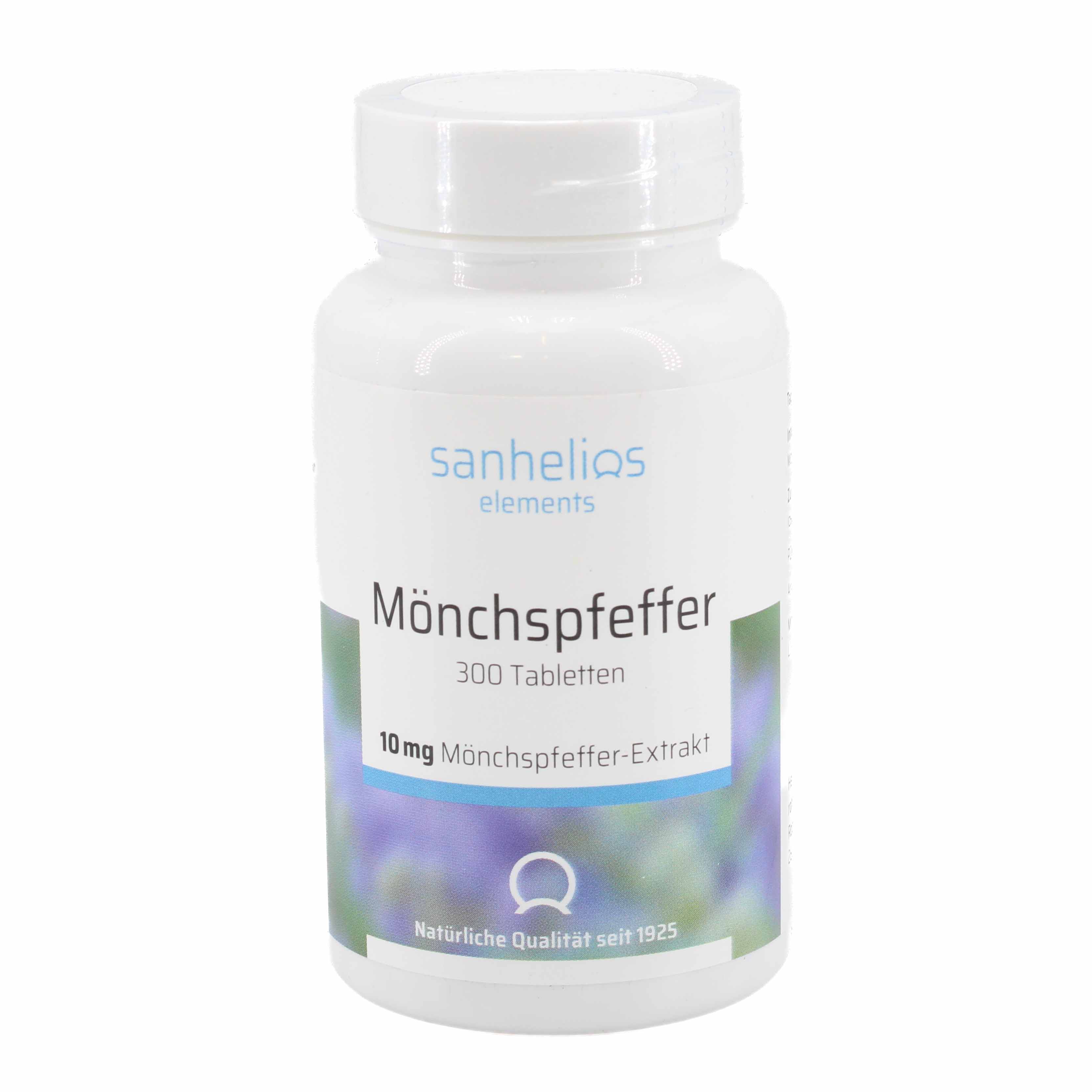 SANHELIOS Mönchspfeffer 10 mg Tabletten