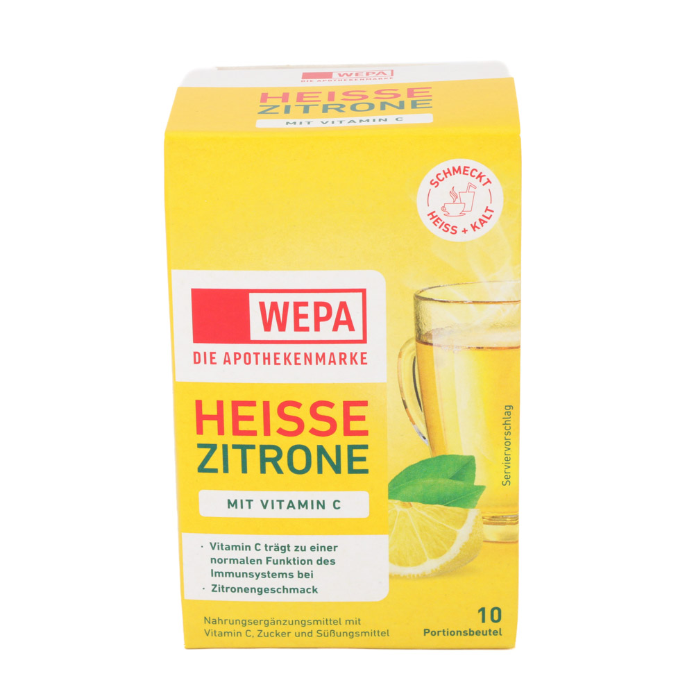 WEPA heiße Zitrone+Vitamin C Pulver
