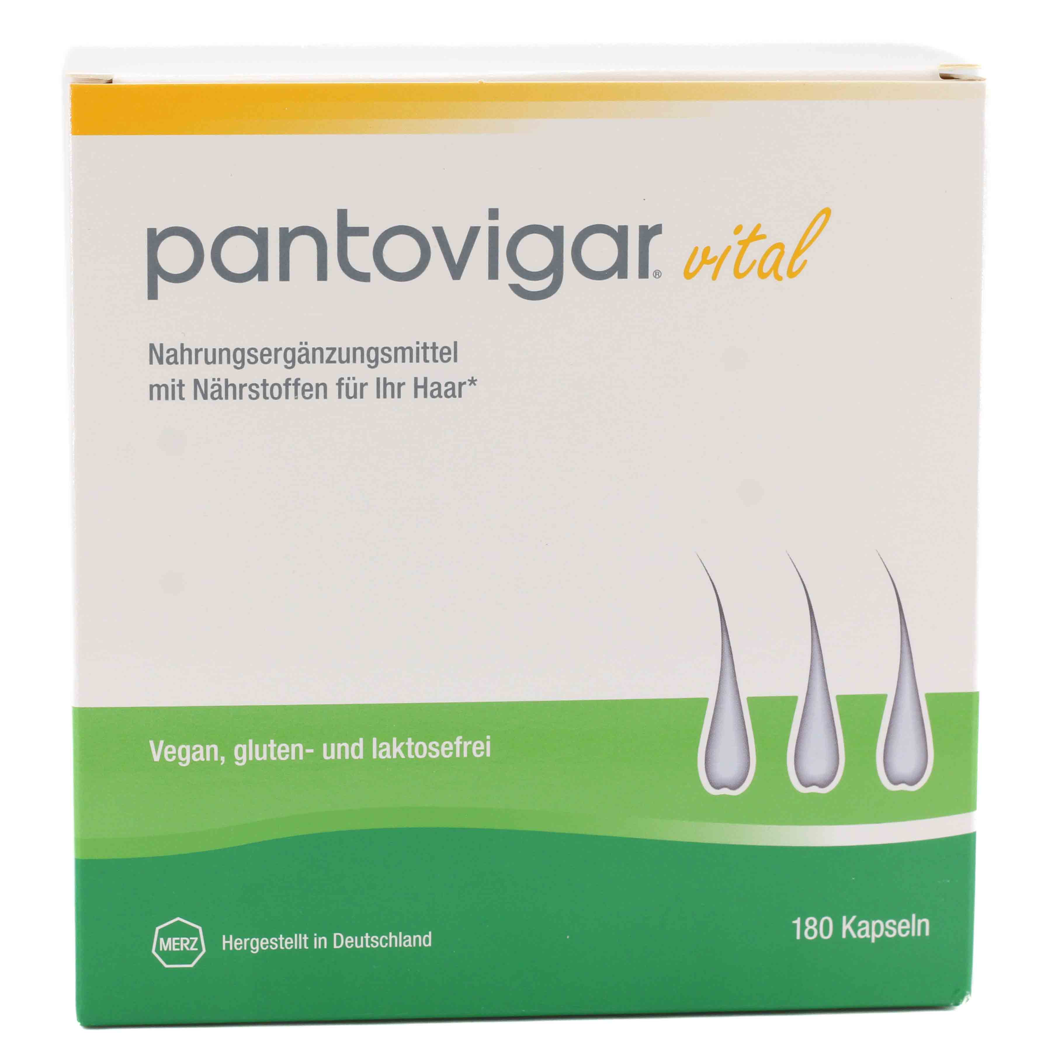 PANTOVIGAR vital Kapseln mit Nährstoffen für Haare