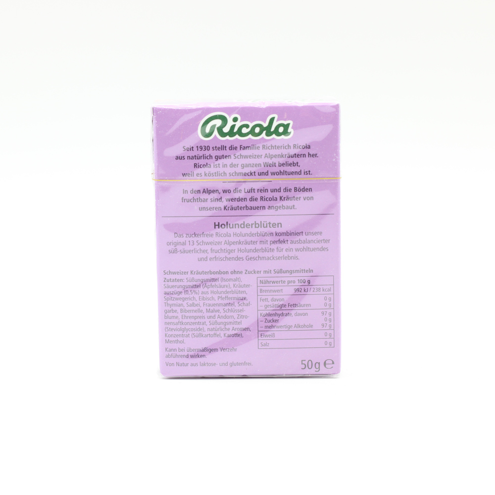 RICOLA o.Z.Box Holunderblüten Bonbons