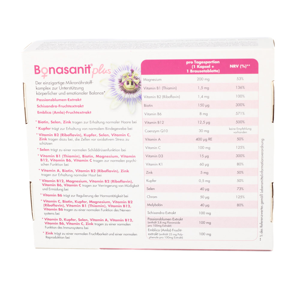 BONASANIT plus 60 Kps./60 Br.Tabl. Kombipackung