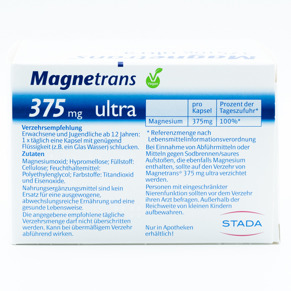MAGNETRANS 375 mg ultra Kapseln