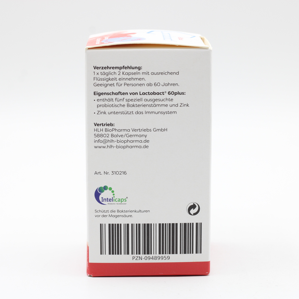 LACTOBACT 60plus magensaftresistente Kapseln