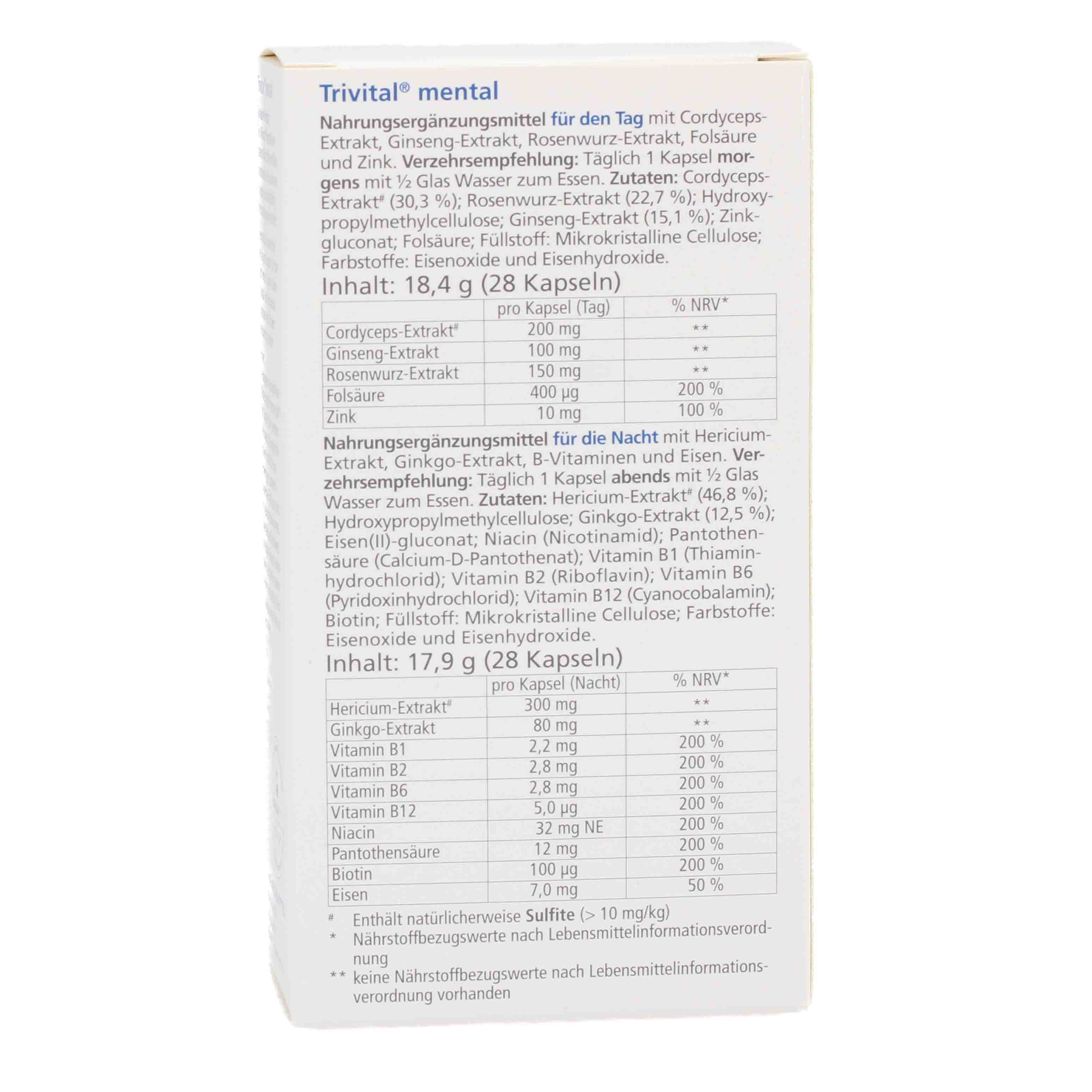 TRIVITAL mental Kapseln