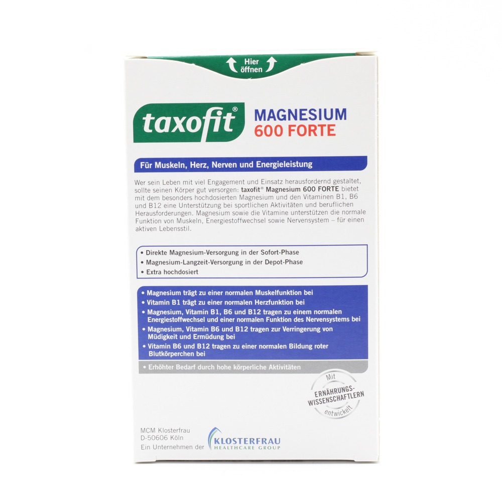 TAXOFIT Magnesium 600 FORTE Depot Tabletten