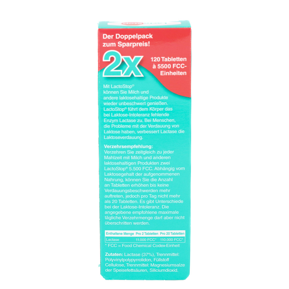 LACTOSTOP 5.500 FCC Tabletten Klickspender Dop.Pa.