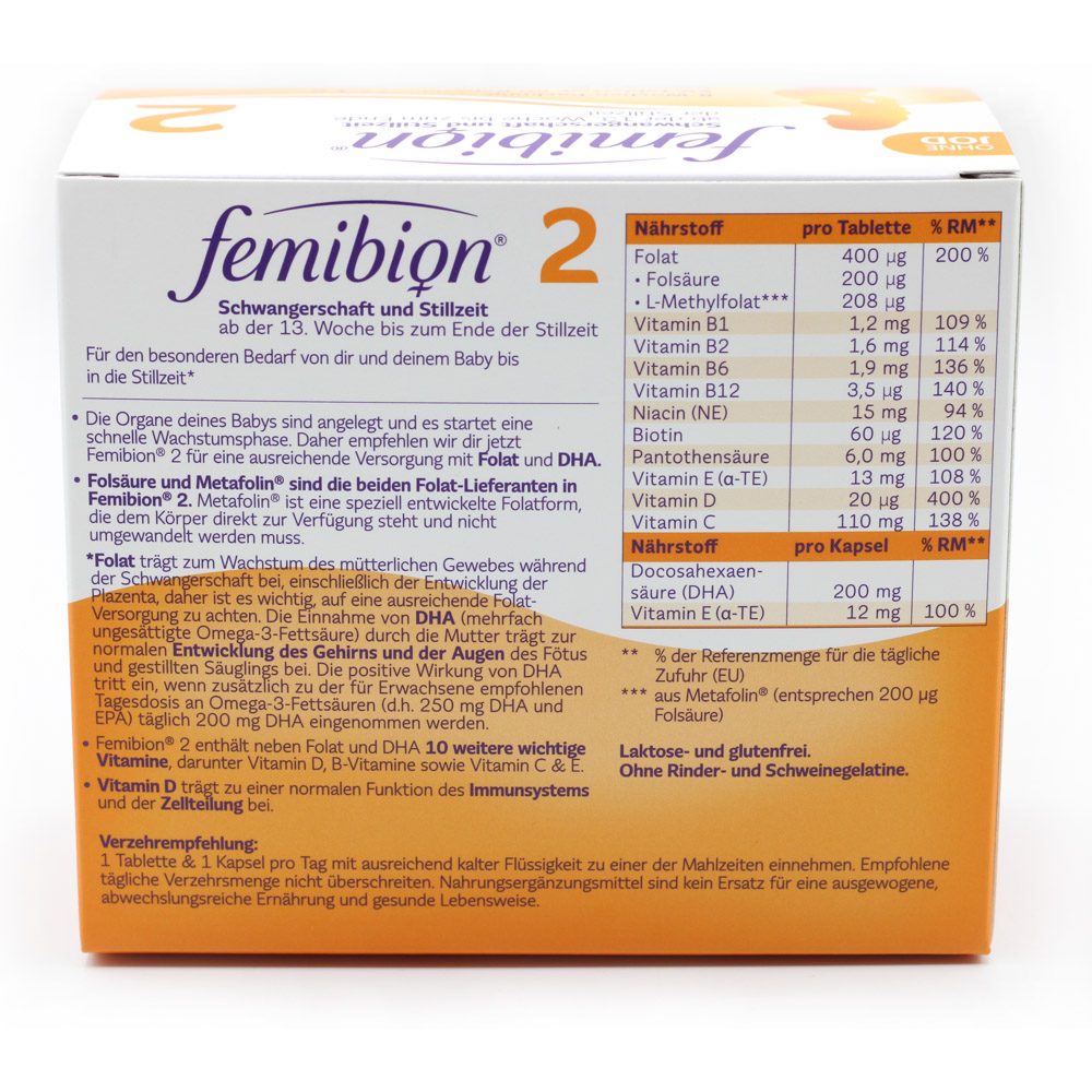 FEMIBION 2 Schwangerschaft+Stillzeit ohne Jod Kpg.