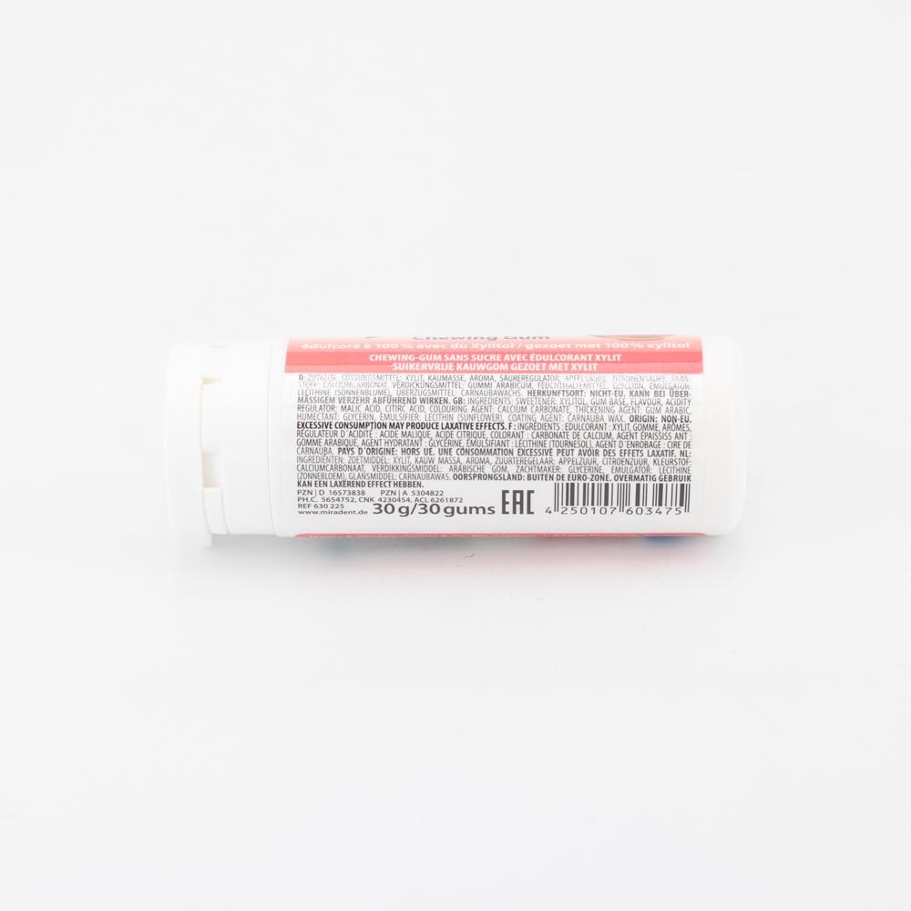 MIRADENT Xylitol Chewing Gum Wassermelone