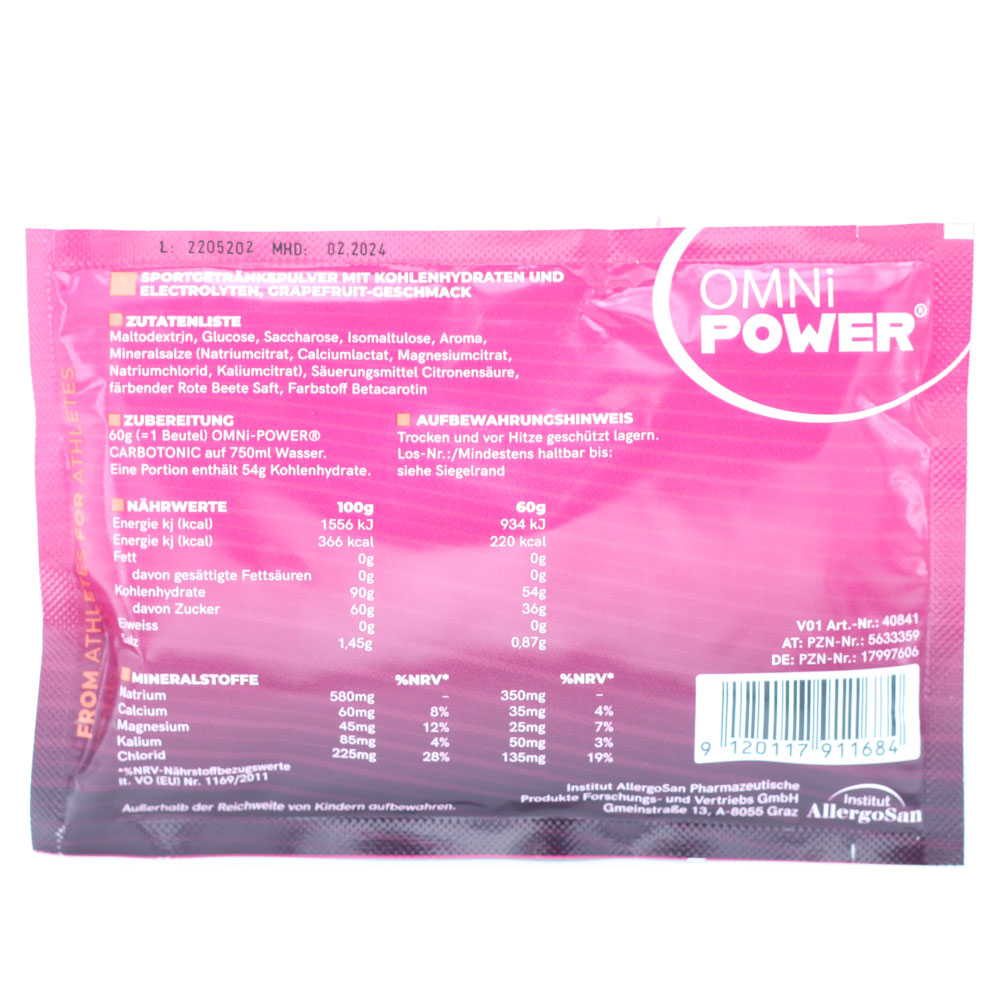 OMNI POWER CARBO TONIC Pulver