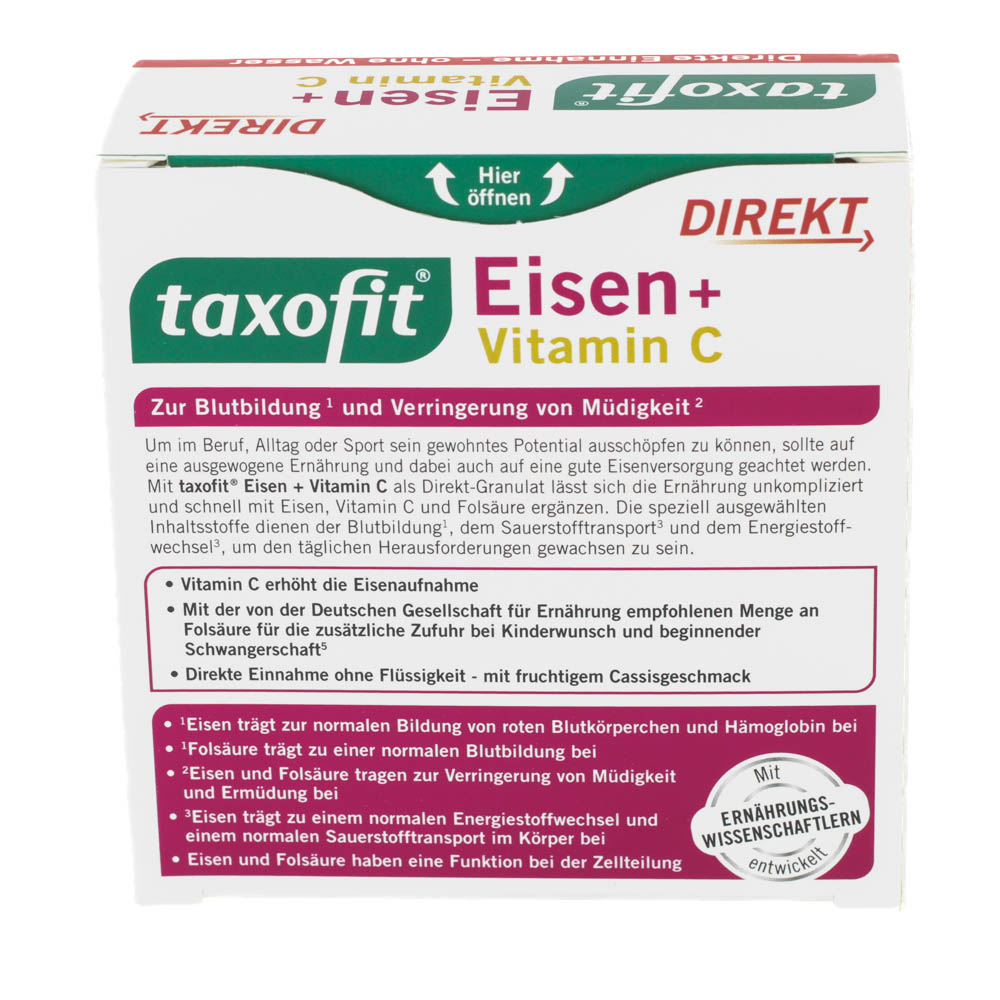 TAXOFIT Eisen+Vitamin C Direkt Granulat