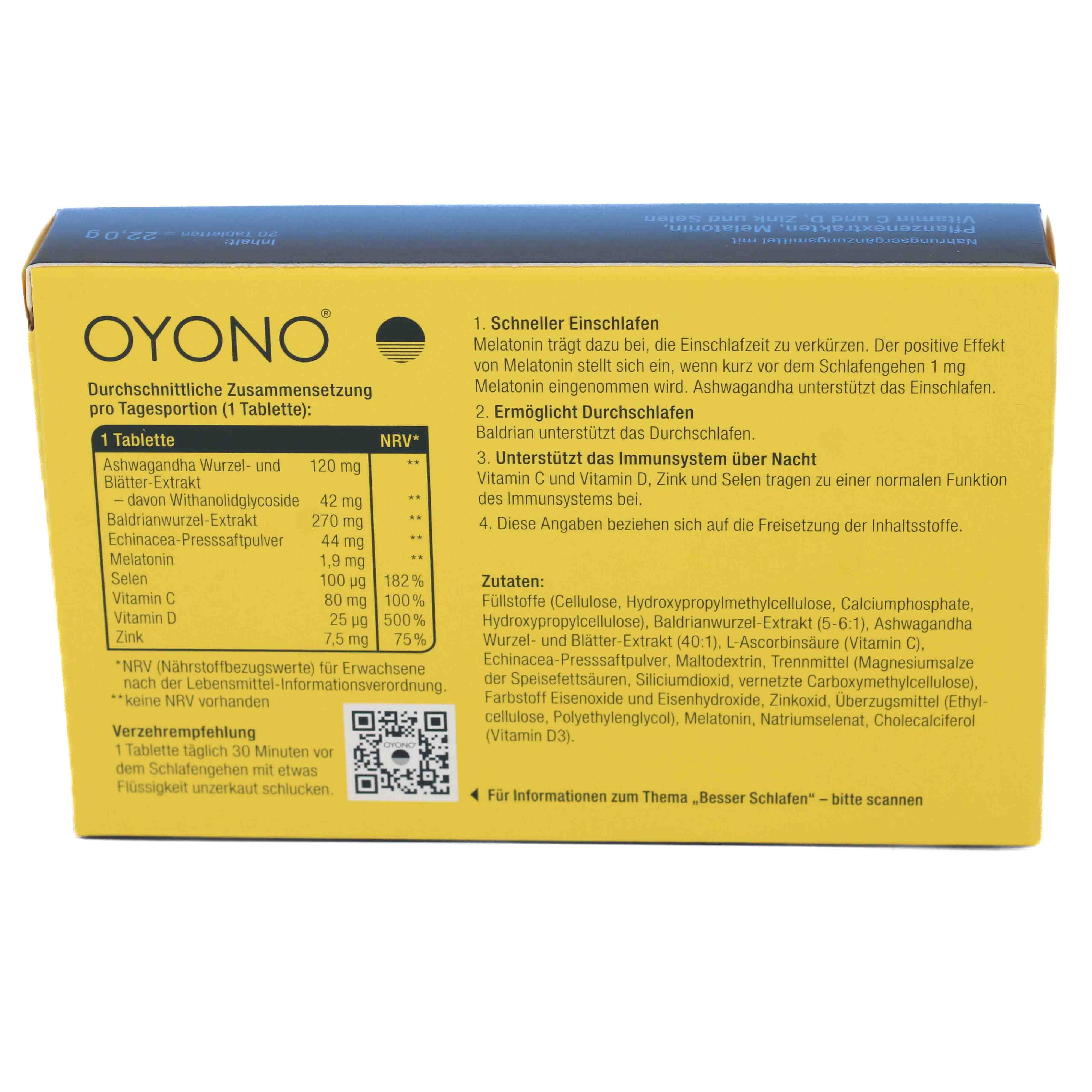 OYONO Nacht Intens Immun Tabletten