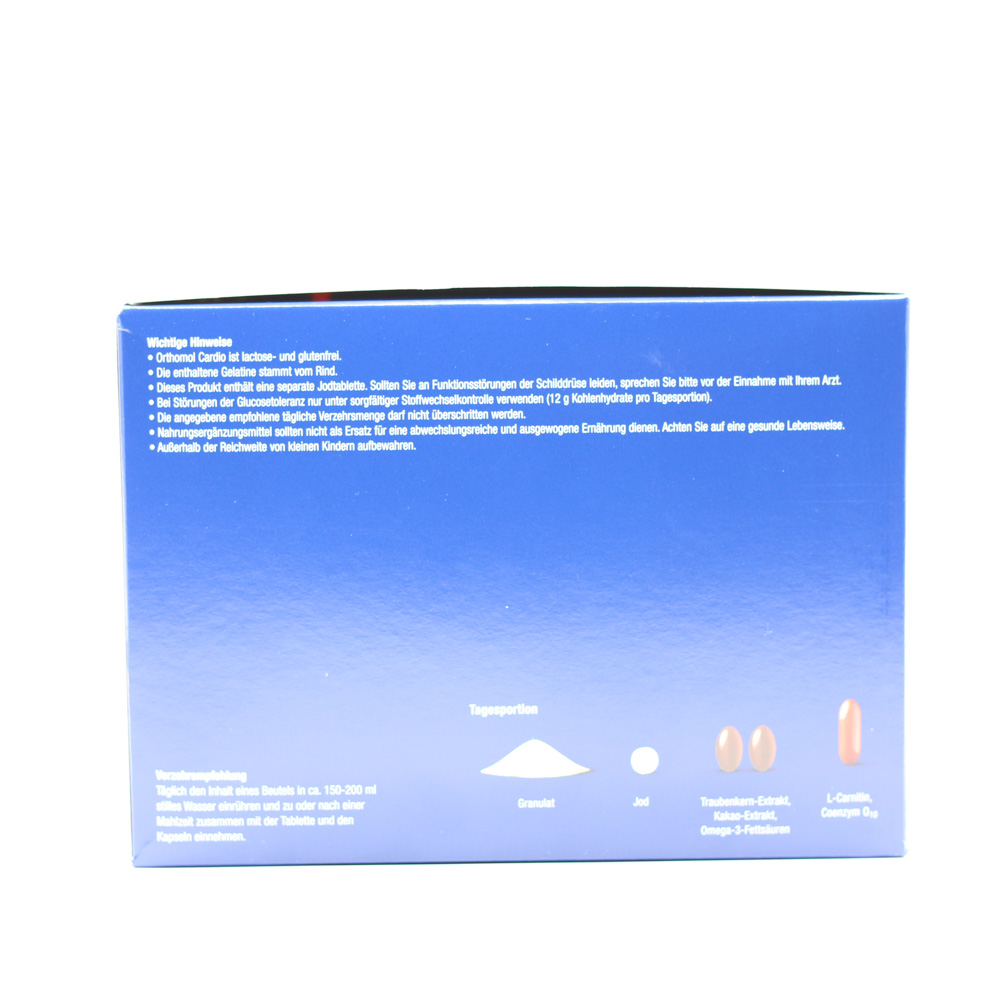 ORTHOMOL Cardio Granulat/Kaps./Tabl.Kombipack.