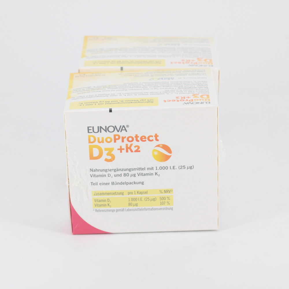 EUNOVA DuoProtect D3+K2 1000 I.E./80 μg Kaps.Kombi