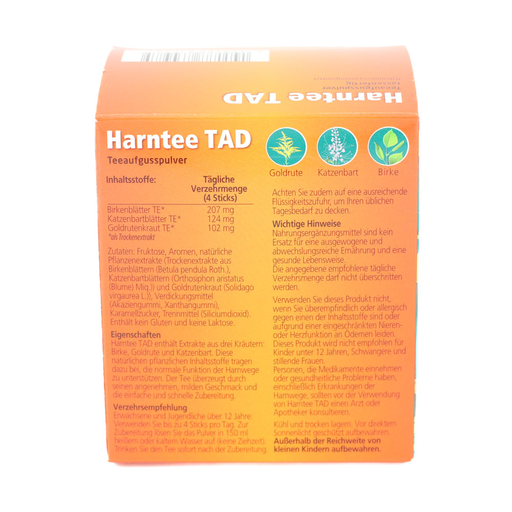 HARNTEE TAD Teeaufgusspulver Sticks
