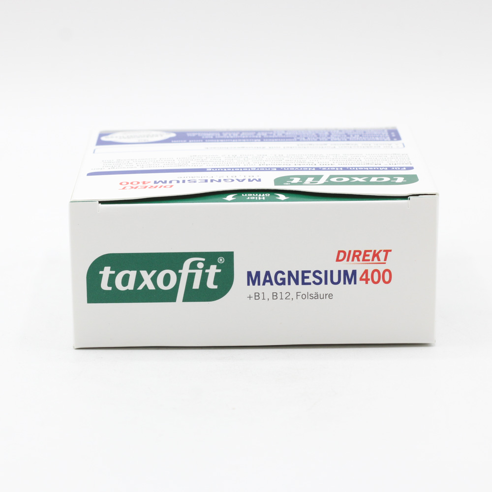 TAXOFIT Magnesium 400+B1+B6+B12+Folsäure 800 Gran.