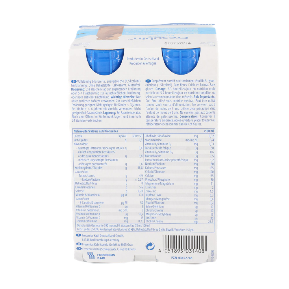 FRESUBIN ENERGY DRINK Cappuccino Trinkflasche Trinknahrung