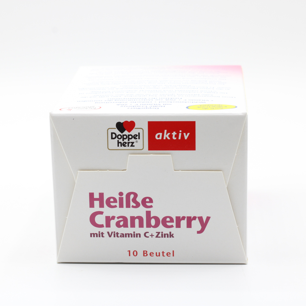 DOPPELHERZ heiße Cranberry m.Vit.C+Zink Granulat