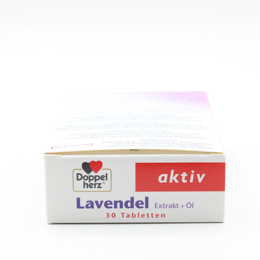 DOPPELHERZ Lavendel Extrakt+Öl Tabletten