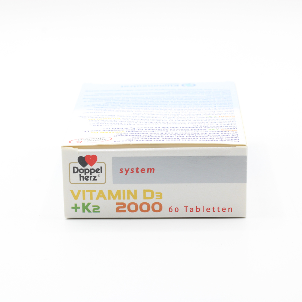 DOPPELHERZ Vitamin D3 2000+K2 system Tabletten