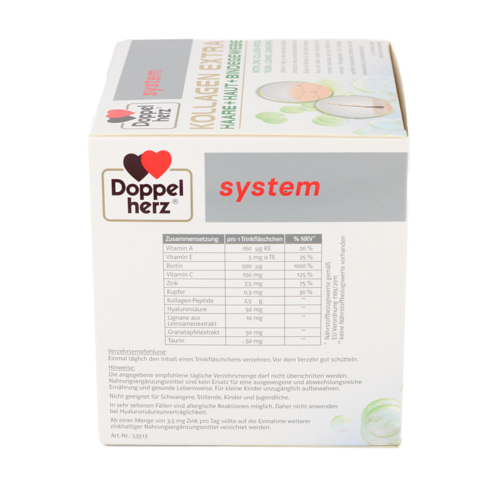 DOPPELHERZ Kollagen Extra system Trinkampullen