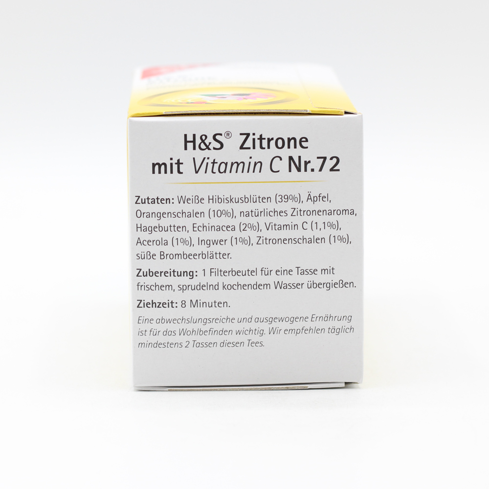 H&S Zitrone mit Vitamin C Filterbeutel