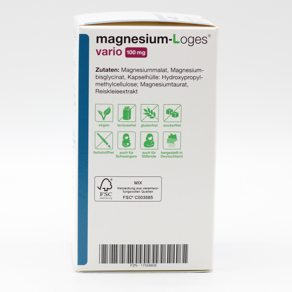 MAGNESIUM-LOGES vario 100 mg Kapseln