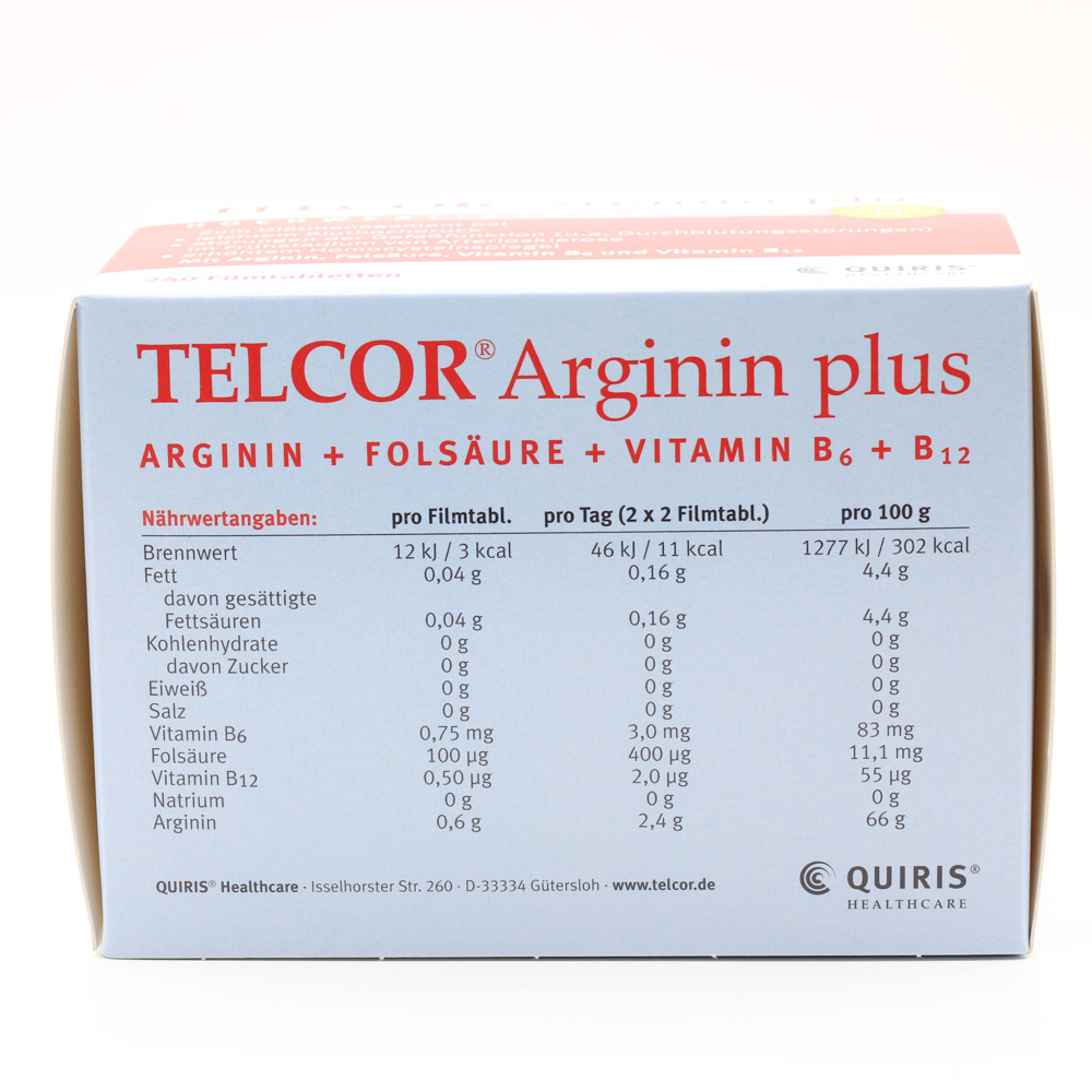 TELCOR Arginin plus Filmtabletten
