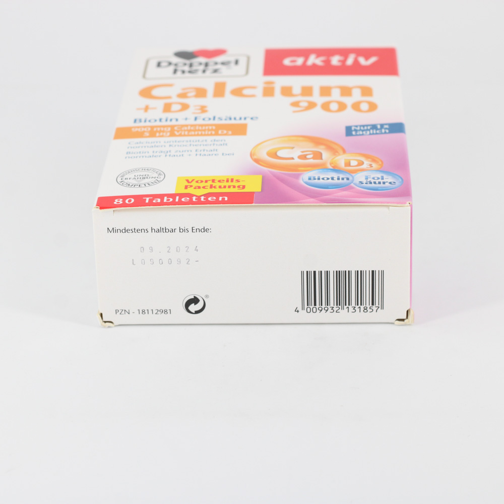 DOPPELHERZ Calcium 900+D3 Tabletten