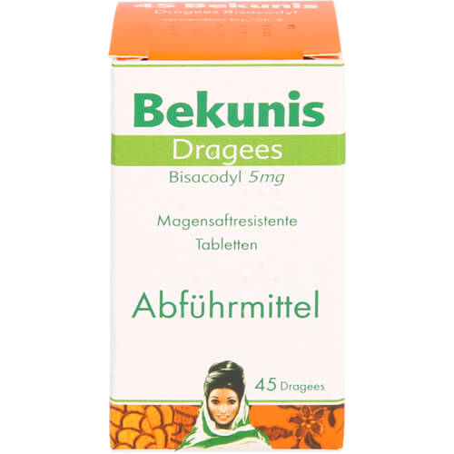 BEKUNIS Dragees Bisacodyl 5 mg magensaftres.Tabl.