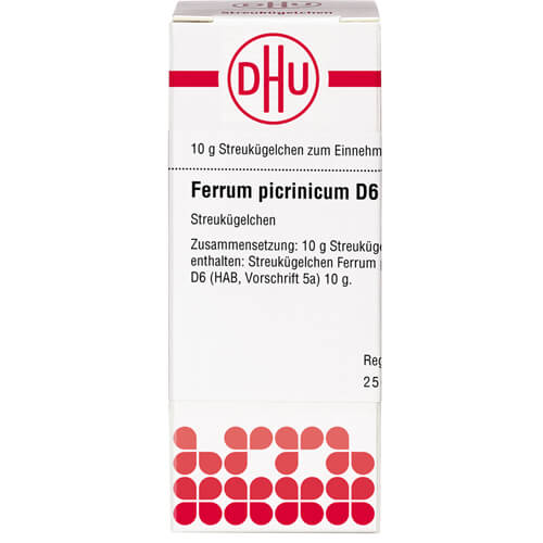 FERRUM PICRINICUM D 6 Globuli