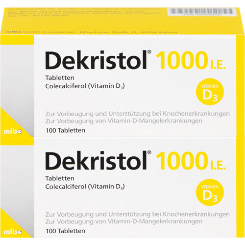 DEKRISTOL 1.000 I.E. Tabletten