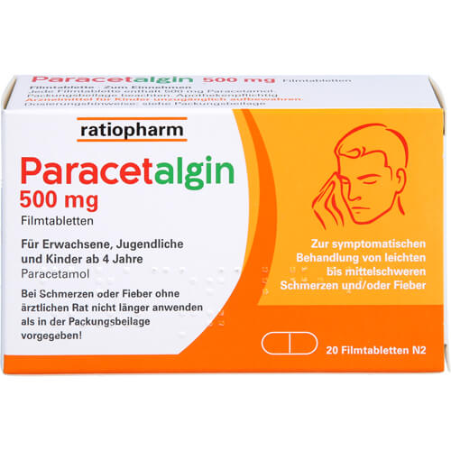 PARACETALGIN 500 mg Filmtabletten