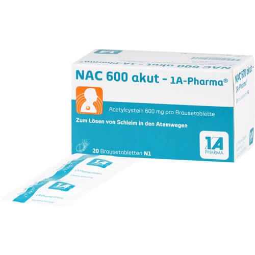 NAC 600 akut-1A Pharma Brausetabletten