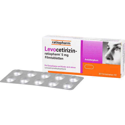 LEVOCETIRIZIN-ratiopharm 5 mg Filmtabletten
