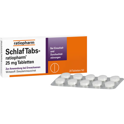 SCHLAF TABS-ratiopharm 25 mg Tabletten