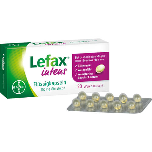 LEFAX intens Flüssigkapseln 250 mg Simeticon