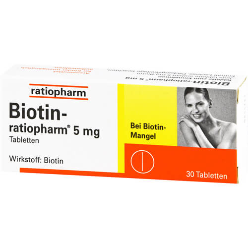BIOTIN-RATIOPHARM 5 mg Tabletten