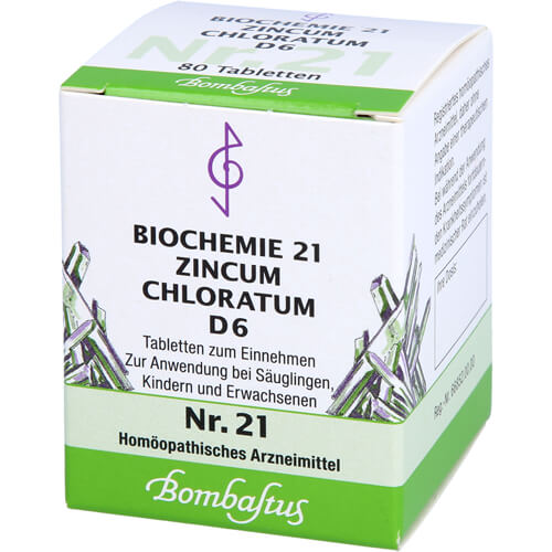 BIOCHEMIE 21 Zincum chloratum D 6 Tabletten