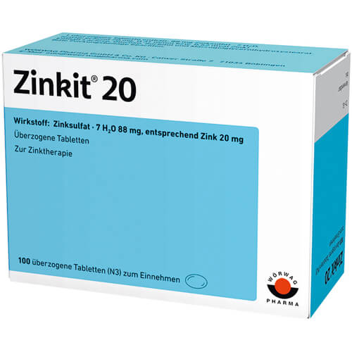 ZINKIT 20 überzogene Tabletten