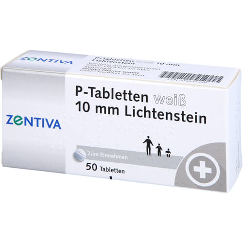 P TABLETTEN weiß 10 mm