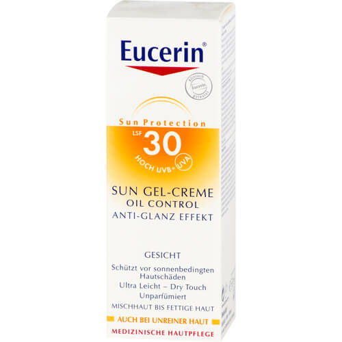 EUCERIN Sun Gel-Creme Oil Contr.Anti-Gl.Eff.LSF 30