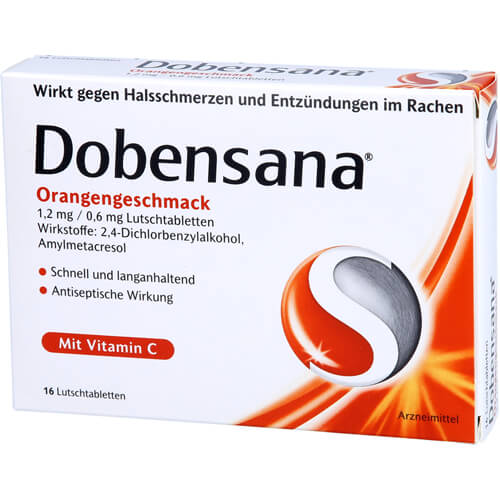 DOBENSANA Orangengeschmack 1,2mg/0,6mg Lutschtabl.