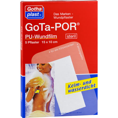 GOTA-POR PU Wundfilm 15x10 cm steril Pflaster