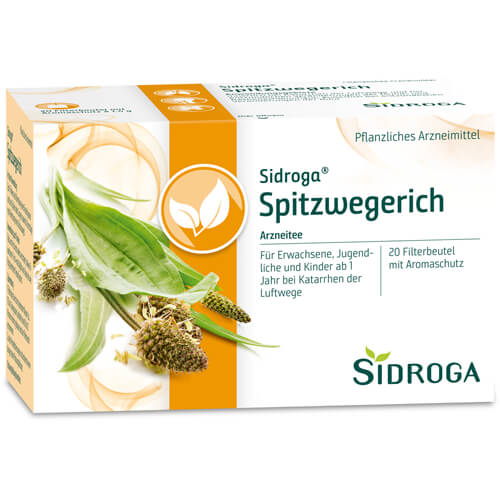 SIDROGA Spitzwegerich Tee Filterbeutel