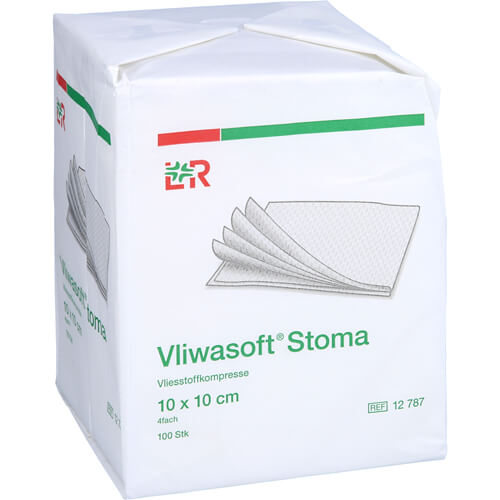 VLIWASOFT Stoma Kompressen 10x10 cm 4fach