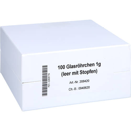 GLASRÖHRCHEN f.Taschenapotheke