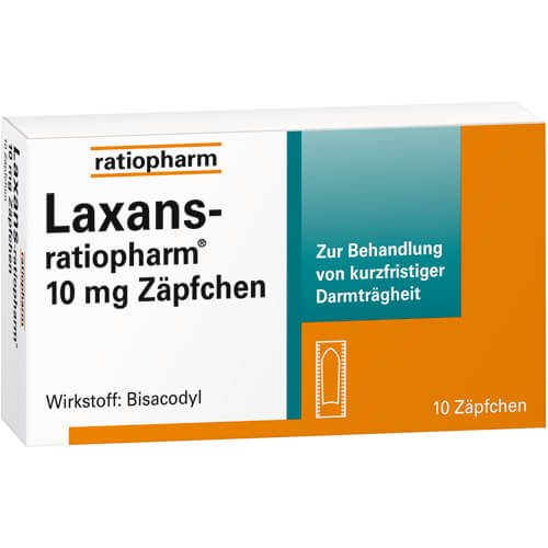 LAXANS-ratiopharm 10 mg Zäpfchen